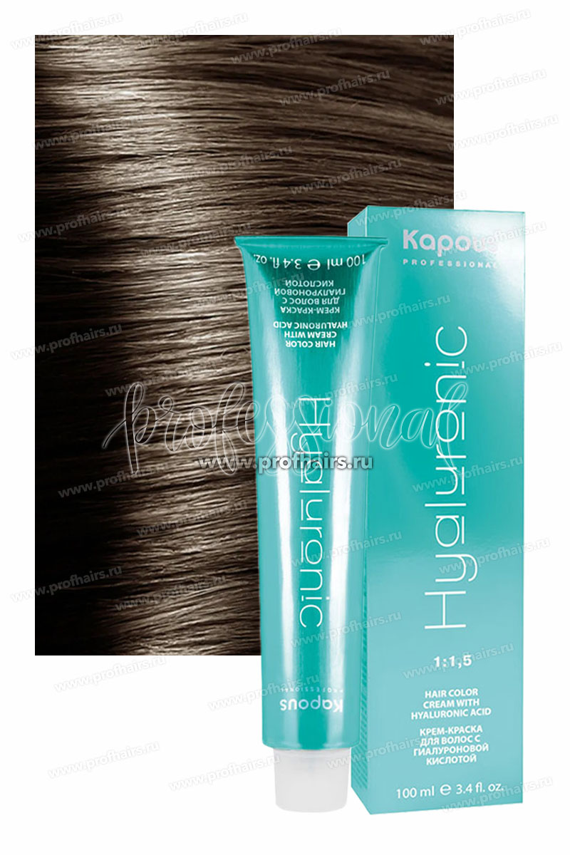 Kapous Hyaluronic Acid 6.575 Темный блондин пралине 100 мл.