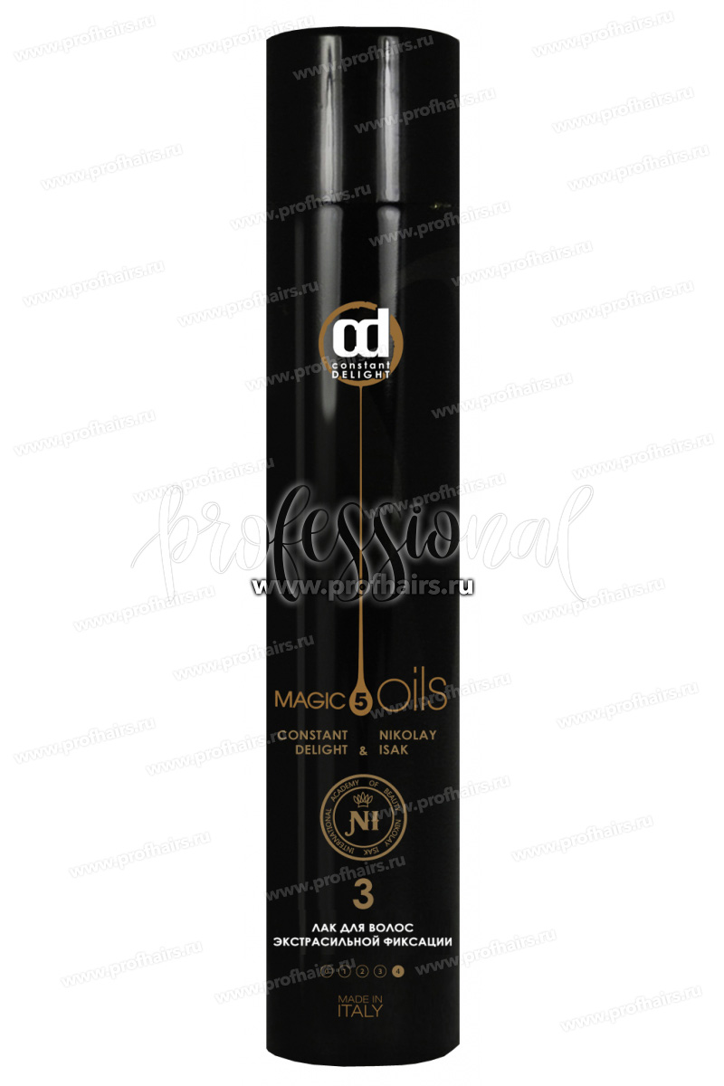 Constant Delight Magic 5 Oils Лак для волос экстрасильной фиксации №3 400 мл.