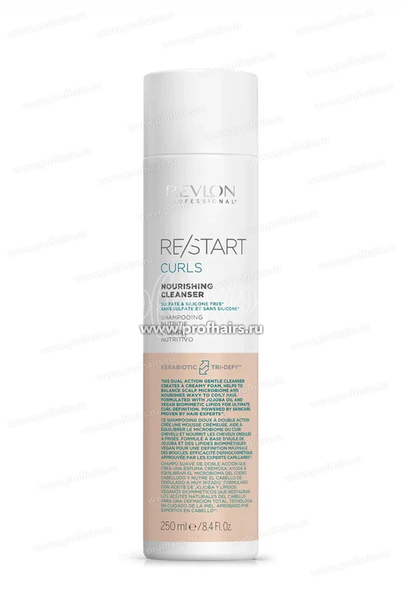 Revlon ReStart Curl Nourishing Cleanser Питательный шампунь 250 мл.