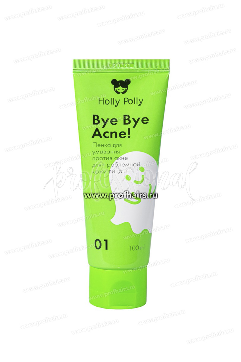 Holly Polly Bye Bye Acne! Пенка для умывания против акне для проблемной кожи 100 мл.