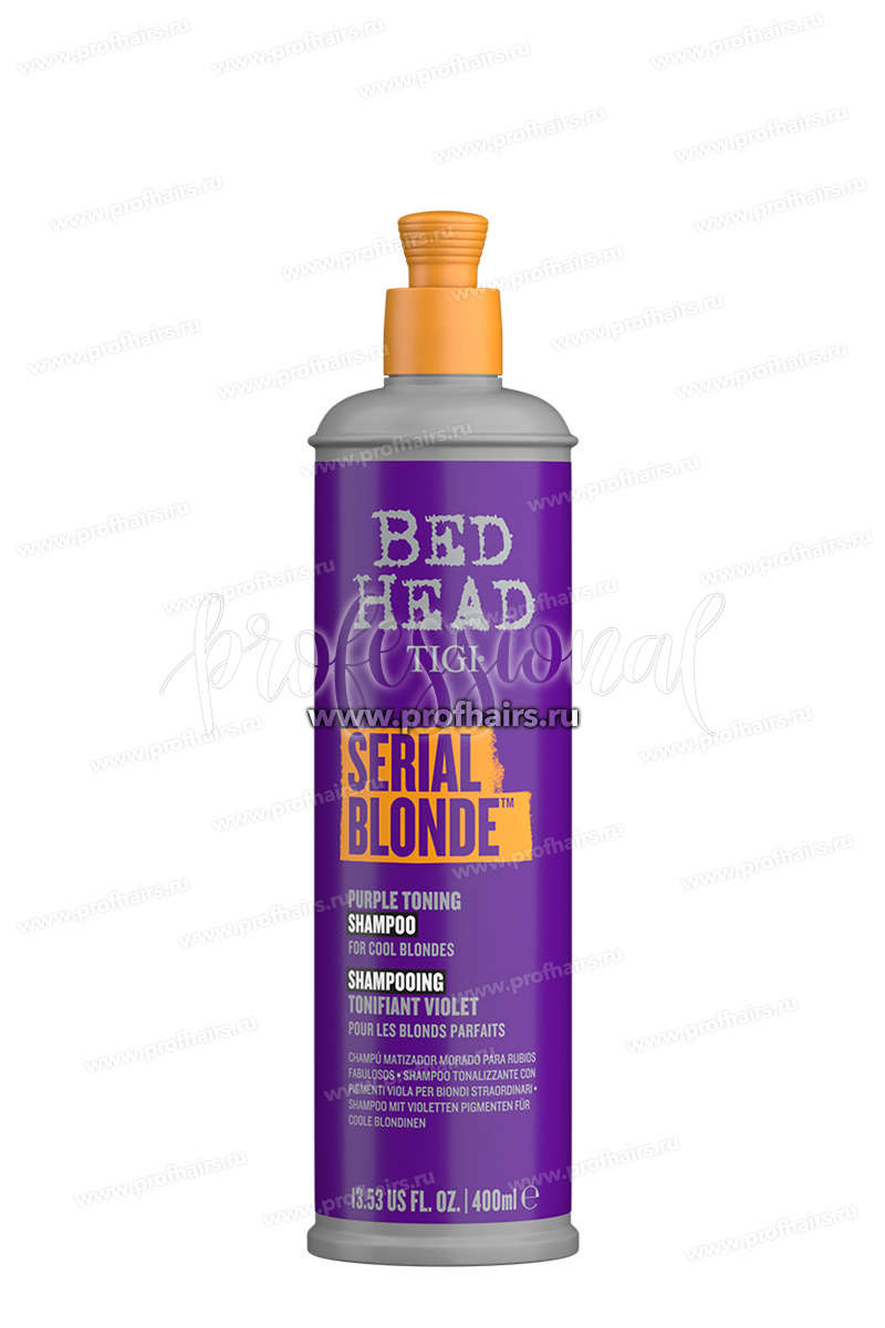 TIGI Bed Head Serial Blonde Purple Toning Фиолетовый шампунь для блондинок 400 мл.