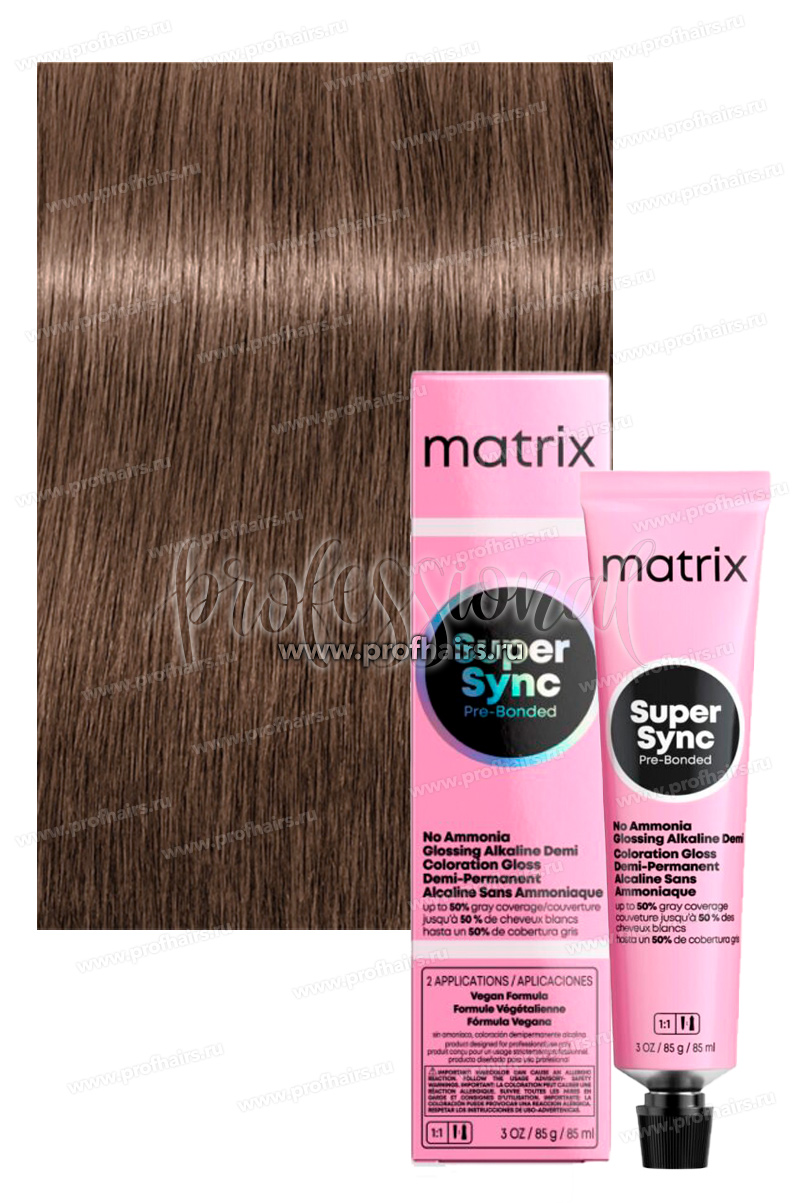 Matrix SoColor Sync Pre-Bonded 8V Светлый блондин перламутровый 90 мл.