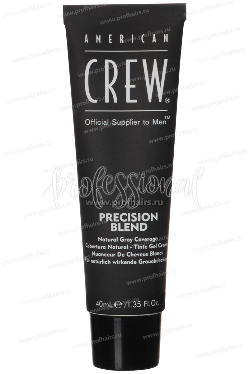 American Crew Precision Blend 5-6 Medium Ash Краска для тонирования седины. Тон средний пепельный 3*40 мл.