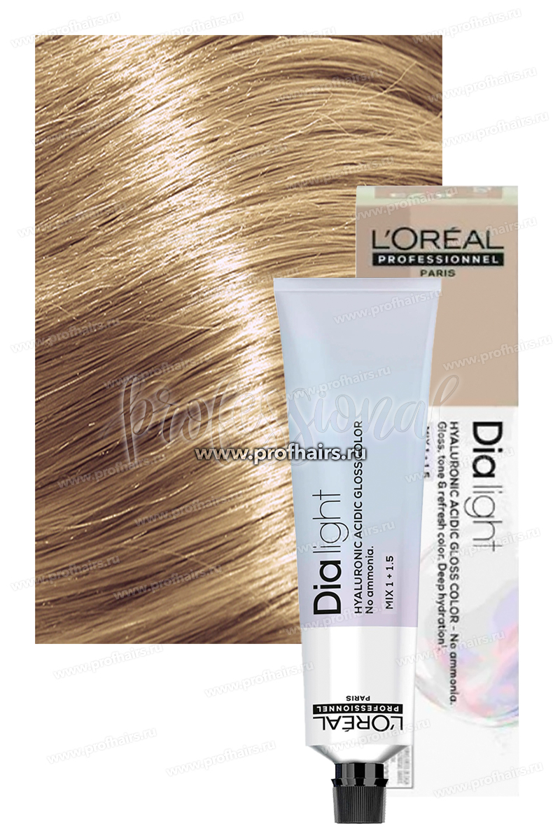 L'Oreal Dia Light Краска для волос 9.31 Очень светлый блондин золотисто-пепельный 60 мл.