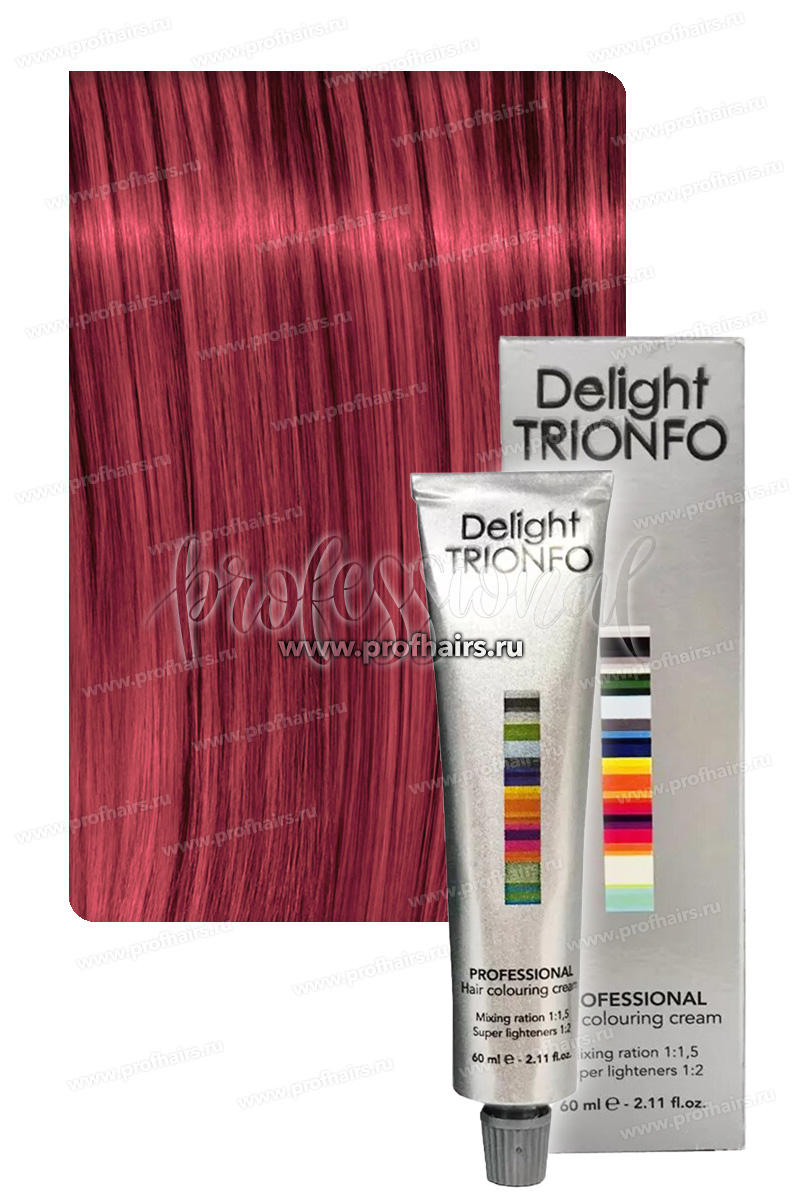 Constant Delight Trionfo Стойкая крем-краска для волос 7-88 Средне-русый интенсивно-красный 60 мл.