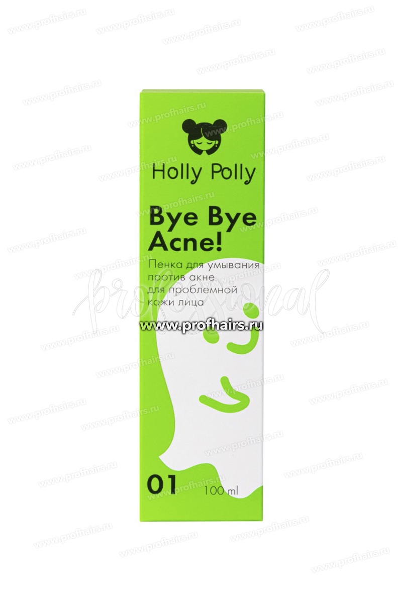 Holly Polly Bye Bye Acne! Пенка для умывания против акне для проблемной кожи 100 мл.