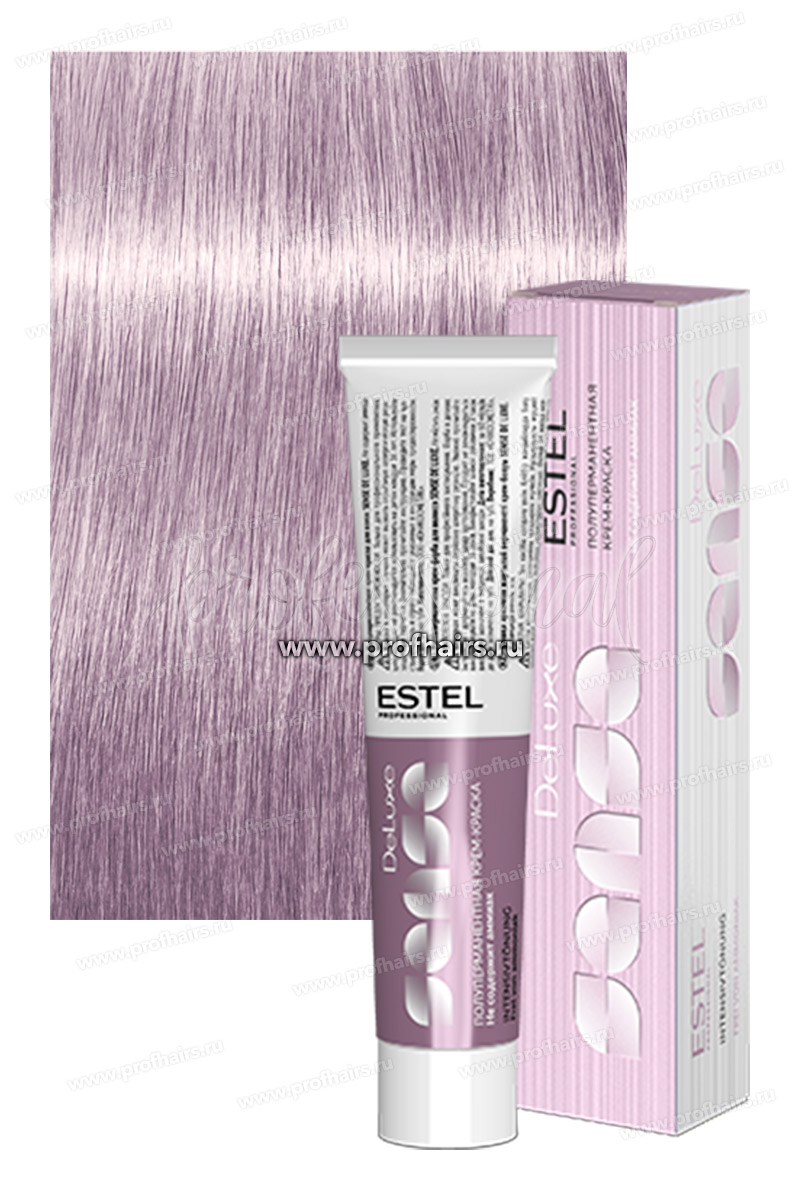 Estel Sense DeLuxe 10/66 Светлый блондин фиолетовый интенсивный Полуперманентная крем-краска 60 мл.