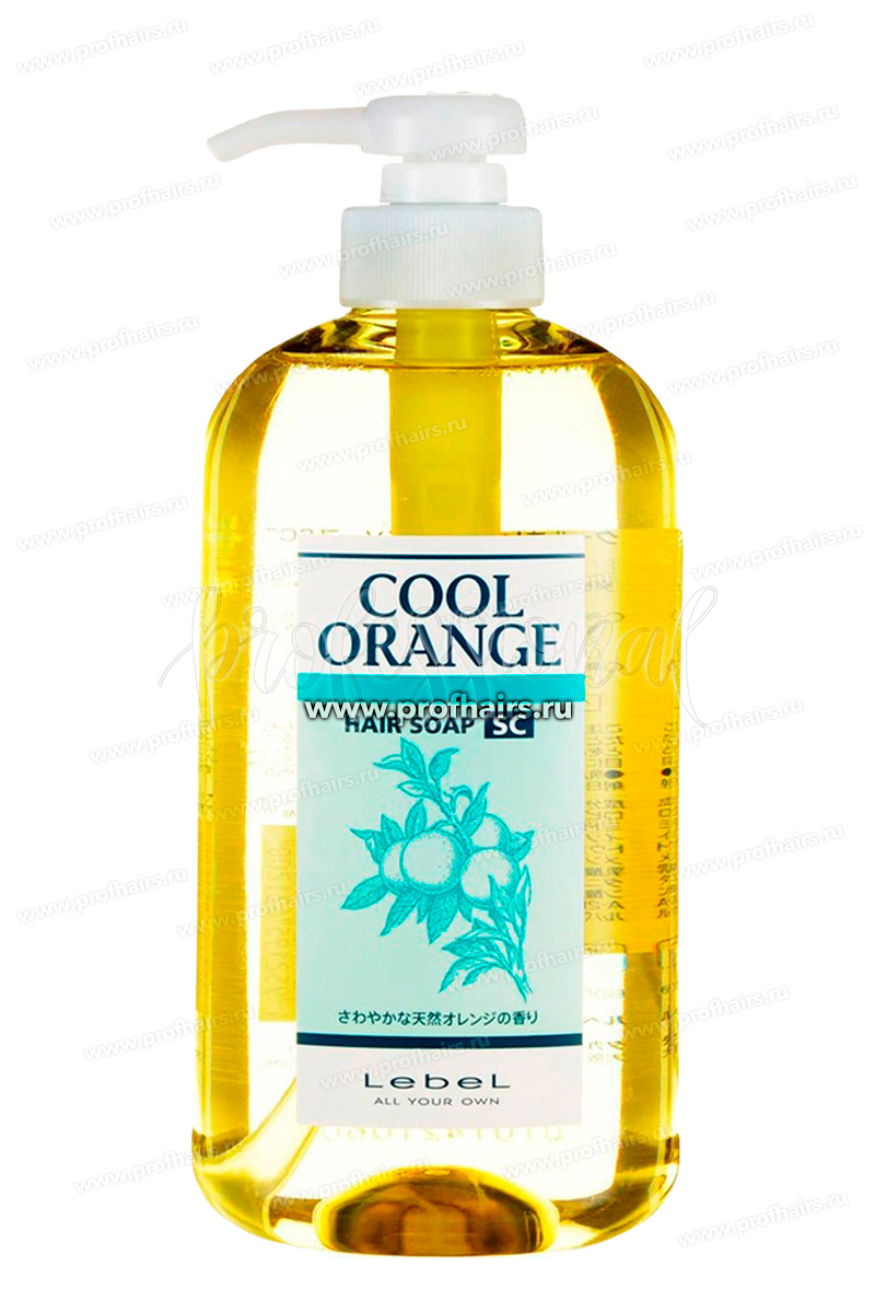 Lebel Super Cool Hair Soap Шампунь для волос и кожи головы (от перхоти) 600 мл.