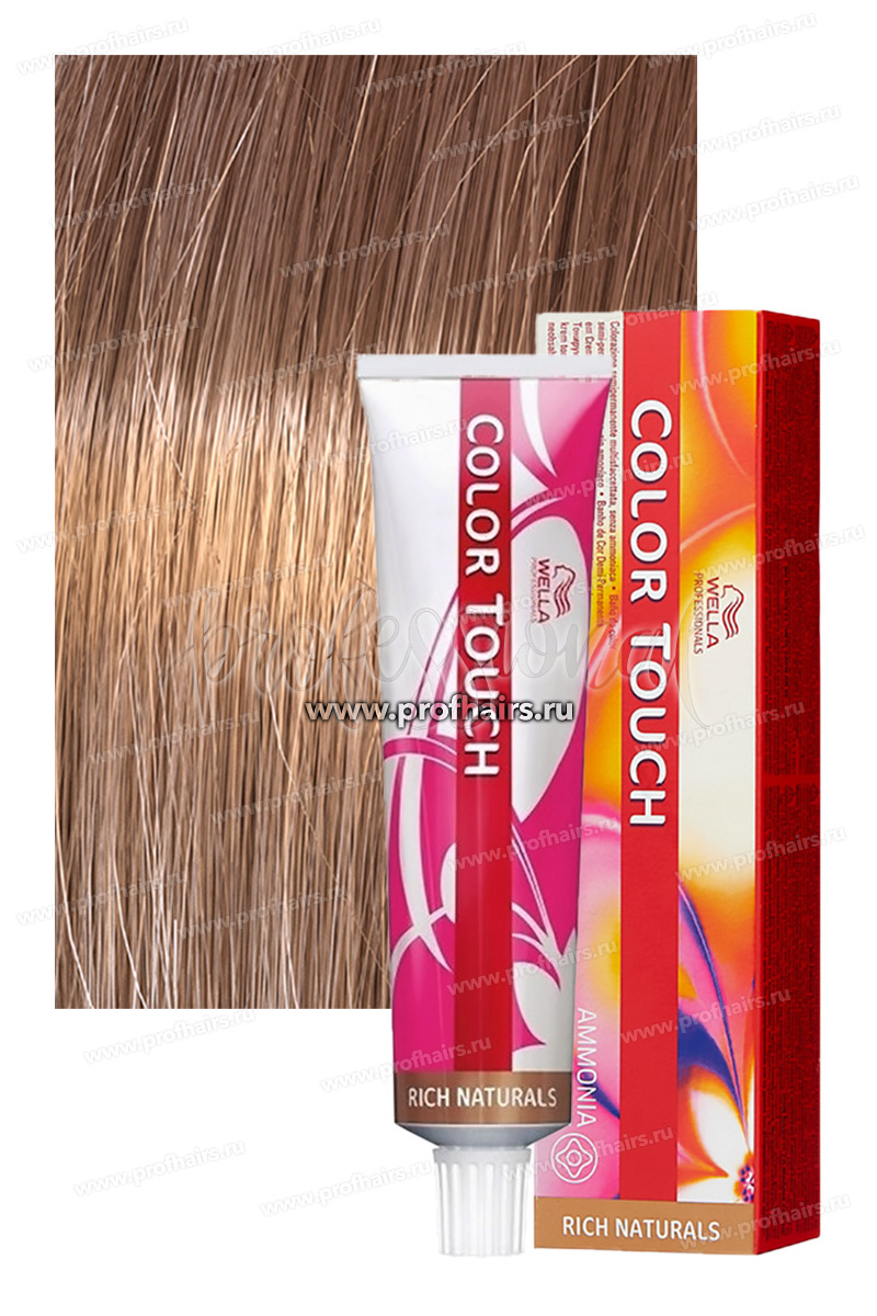 Wella Color Touch Rich Natural 8/35 Светлый блонд золотисто-розовый Оттеночная крем-краска 60 мл.