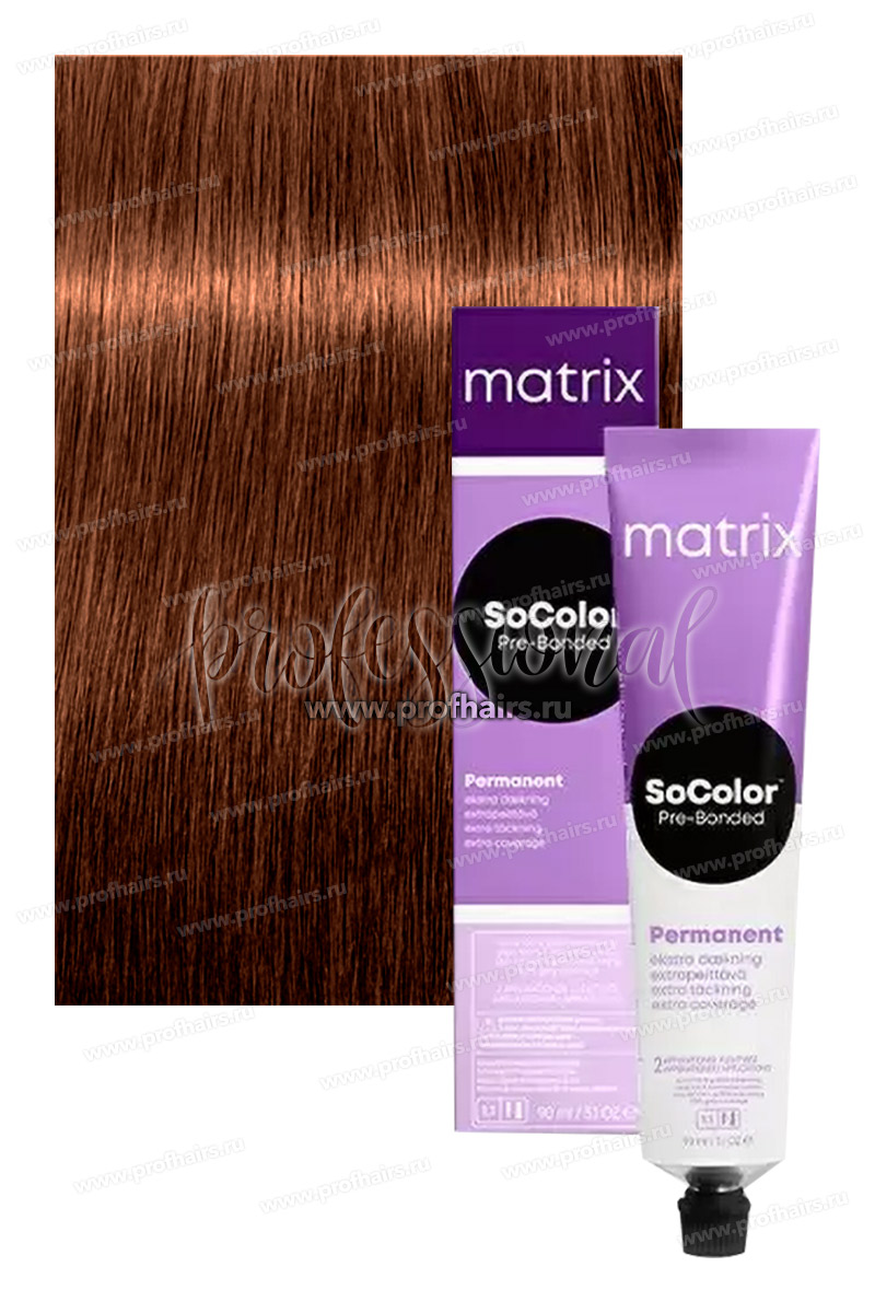 Matrix SoColor Pre-Bonded 506BC Темный блондин коричнево-медный 90 мл.