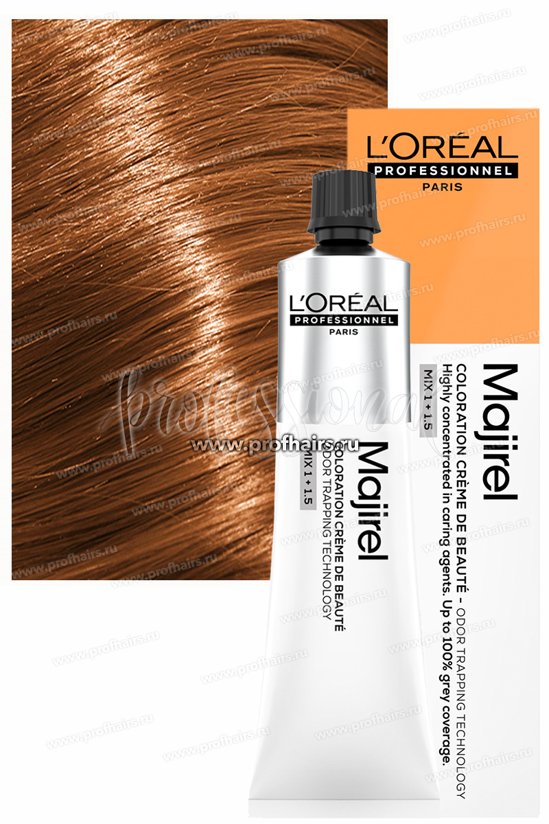 L'Oreal Majirel 8-34 Светлый блондин золотистый медный 60 мл.