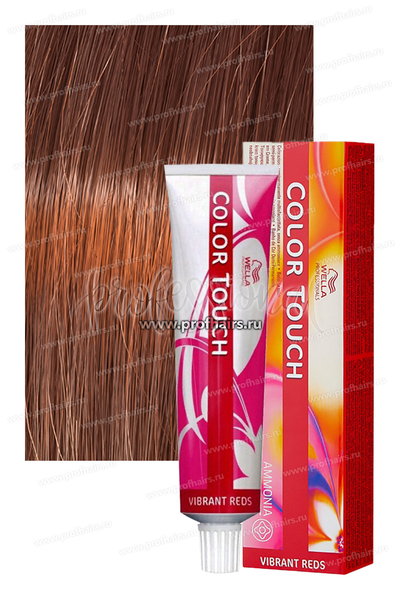 Wella Color Touch Vibrant Reds 7/43 Красный тициан Оттеночная крем-краска 60 мл.