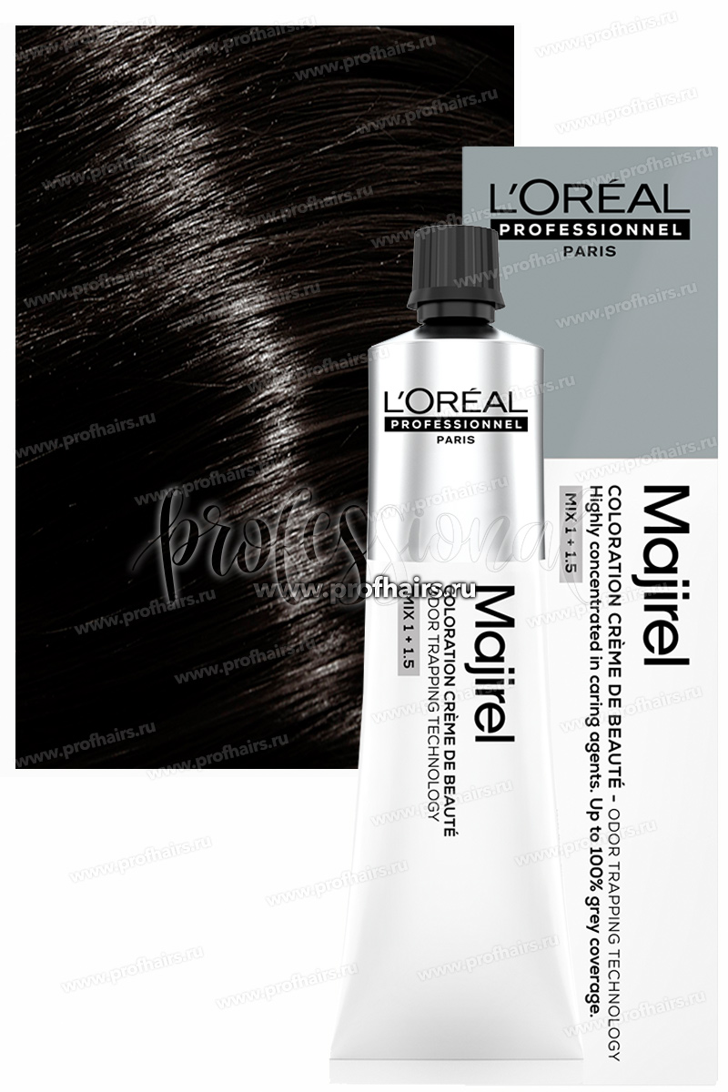 L'Oreal Majirel Краска для волос Мажирель 1 Черный 60 мл.