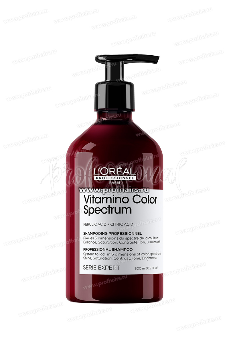L'Oréal Vitamino Color Spectrum Бессульфатный шампунь для всех типов окрашенных волос 500 мл.