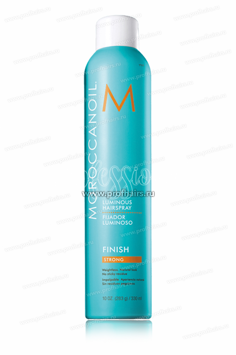 MoroccanOil Luminous Hairspray Strong Сияющий лак для волос сильной фиксации 330 мл.